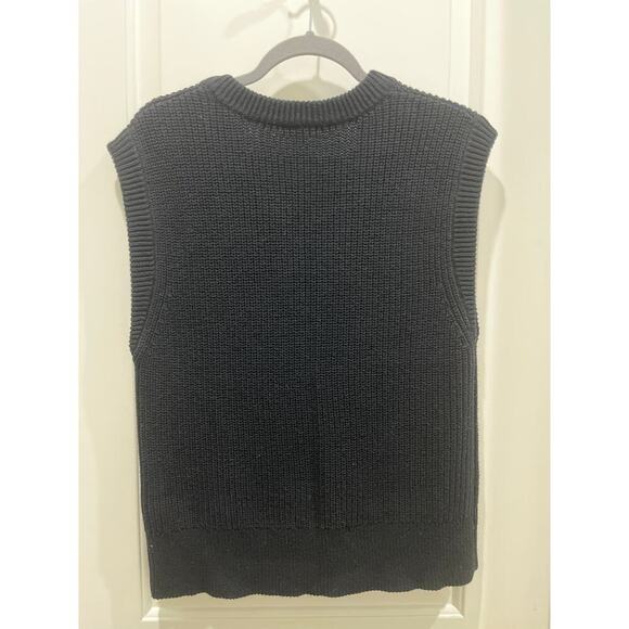 Rails Chandler Black Knit Sleeveless Sweater Vest Sz XS - Picture 7 of 7